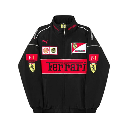 Ferrari F1 Vintage black Jacket