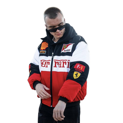 Ferrari Vintage F1 Jacket White