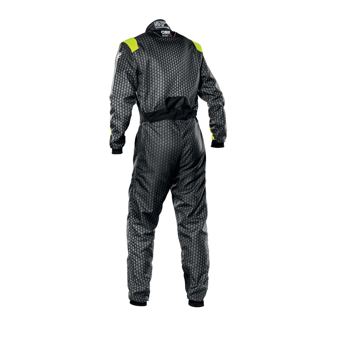 Gray OMP KS-3 ART Go Kart Racing Suit