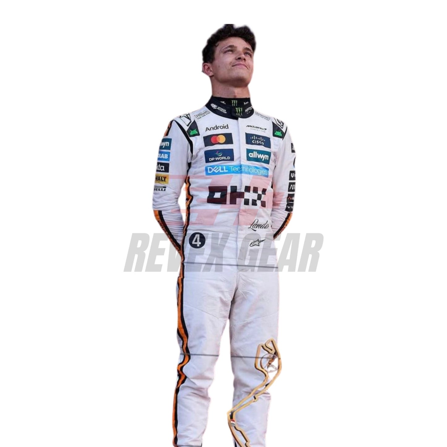 2025 F1 Racing Costume Worn by Lando Norris & Oscar Piastri - Monaco GP