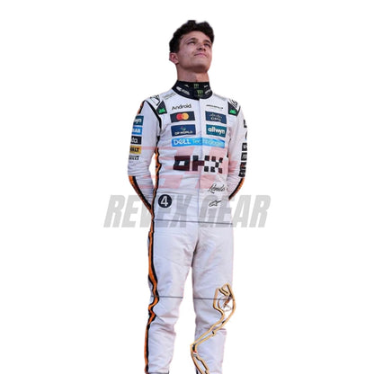 2025 F1 Racing Costume Worn by Lando Norris & Oscar Piastri - Monaco GP
