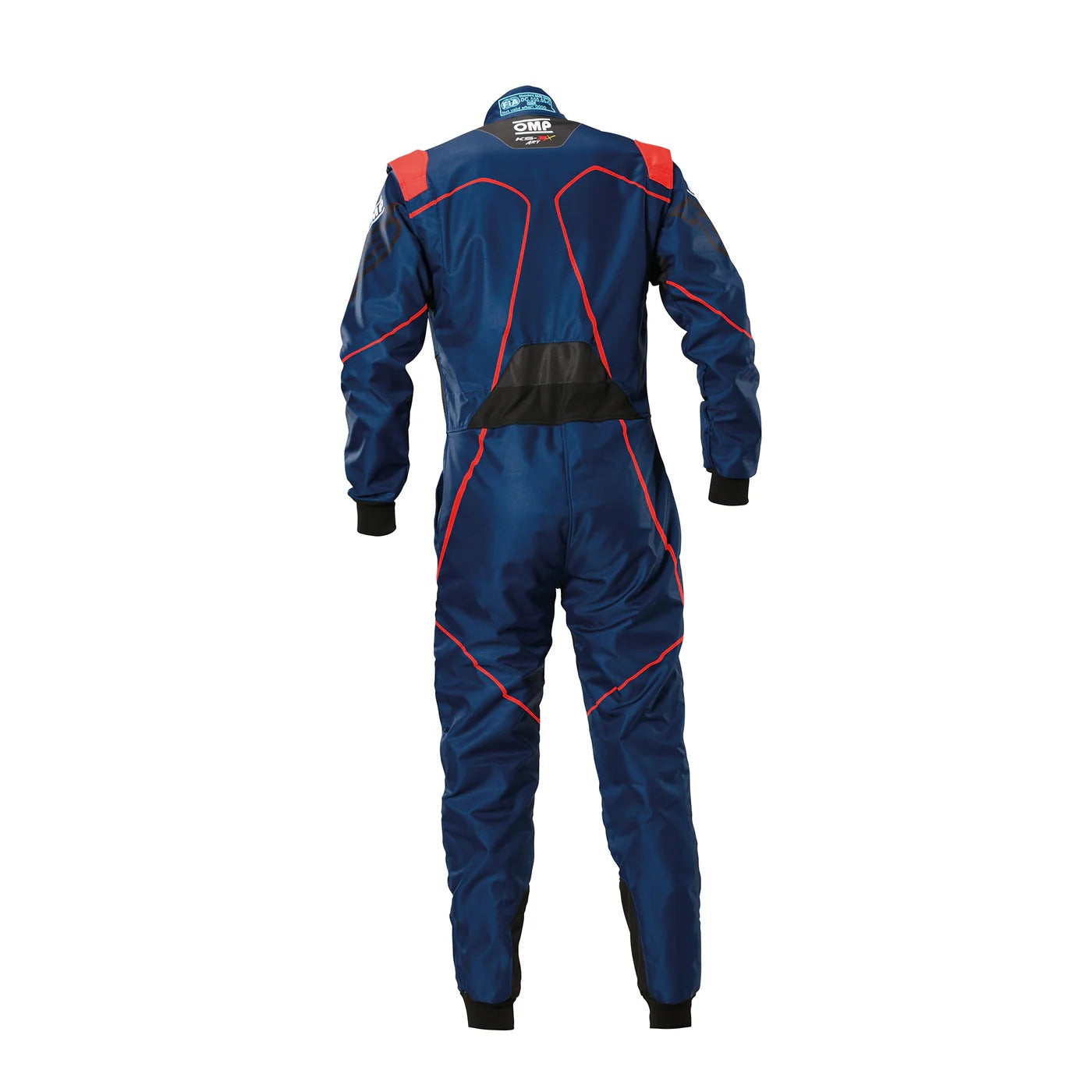 Navy Blue Go-Kart Racing Suit - OMP KS-3X ART Style 2