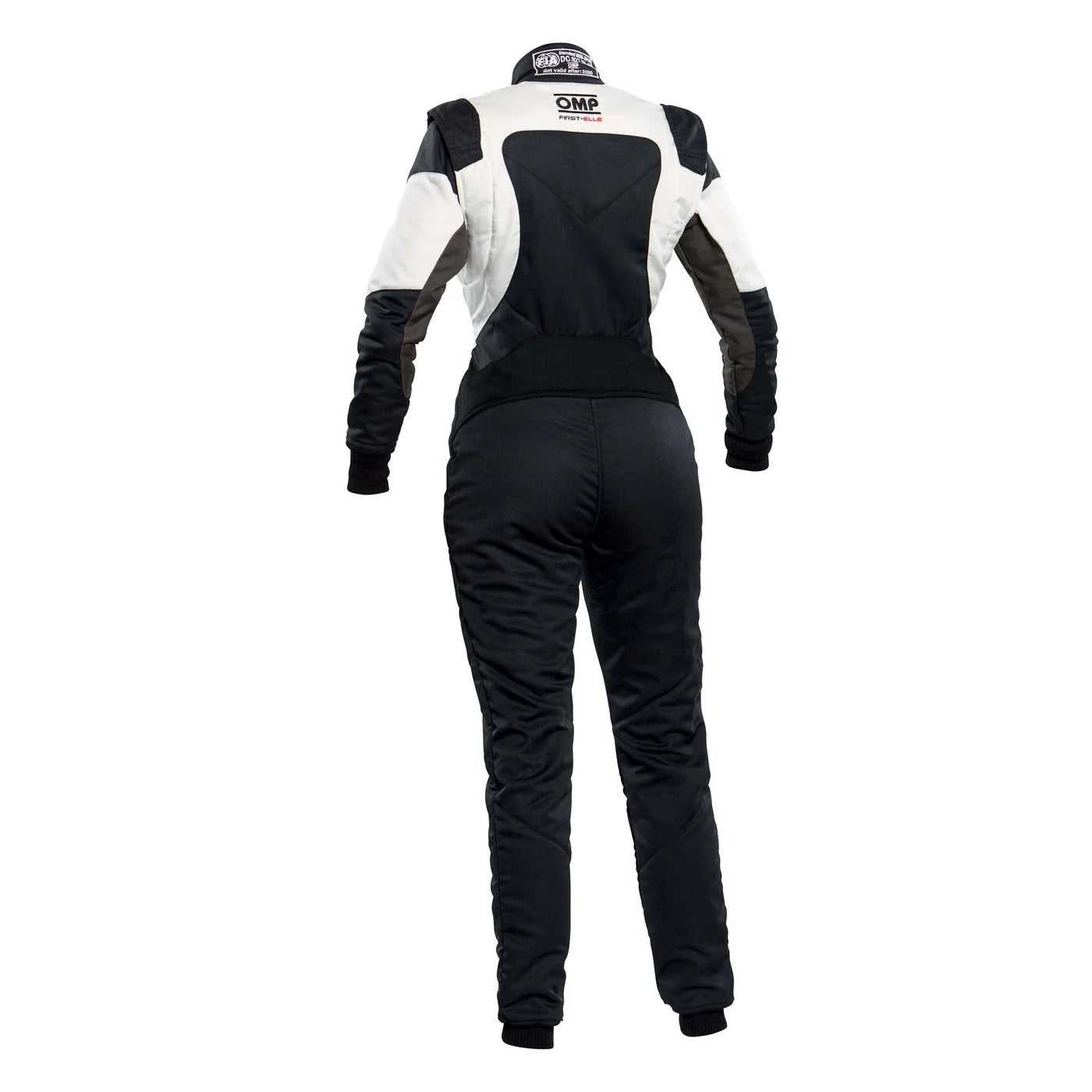 OMP FIRST ELLE Women's Black / White Kart Racing Suit