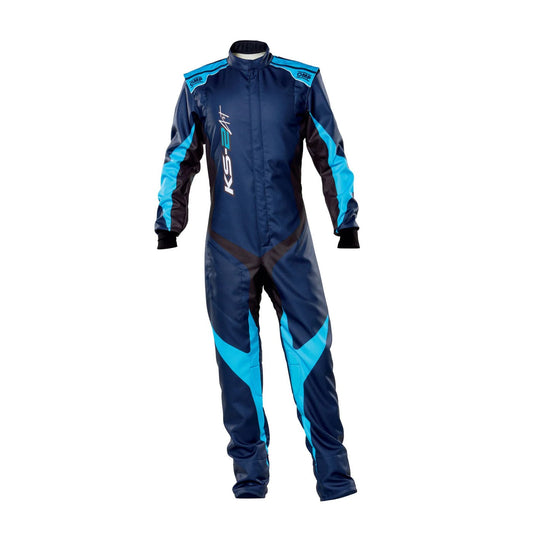 OMP KS-2 ART Navy Blue Karting Race Suit