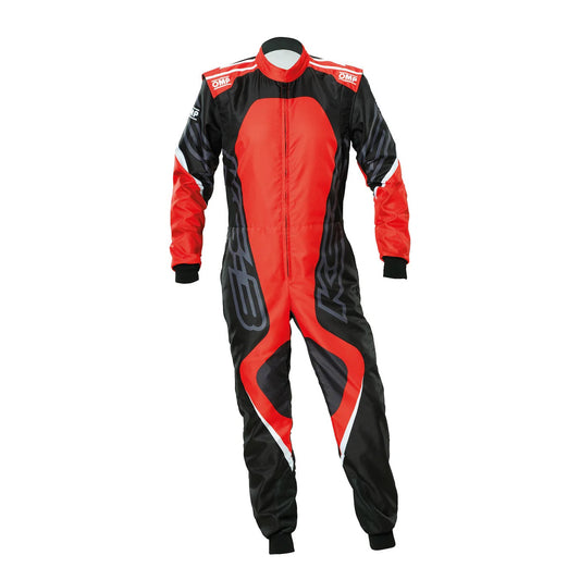 OMP Red Kart Suit KS-3X ART Style 1 Youth