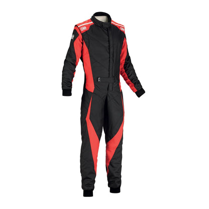OMP TECNICA EVO Kart Racing Suit - Black / Red