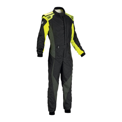 OMP TECNICA EVO Kart Racing Suit - Black / Yellow