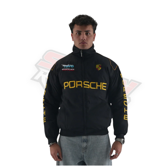 Porsche Embroidered Racing Jacket | Premium Motorsport Wear