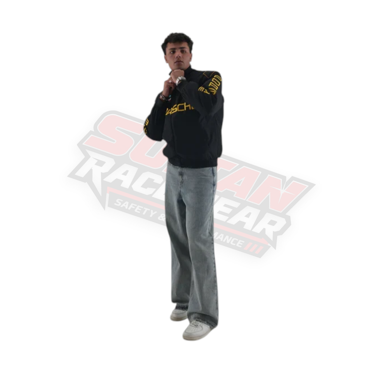 Porsche Embroidered Racing Jacket | Premium Motorsport Wear