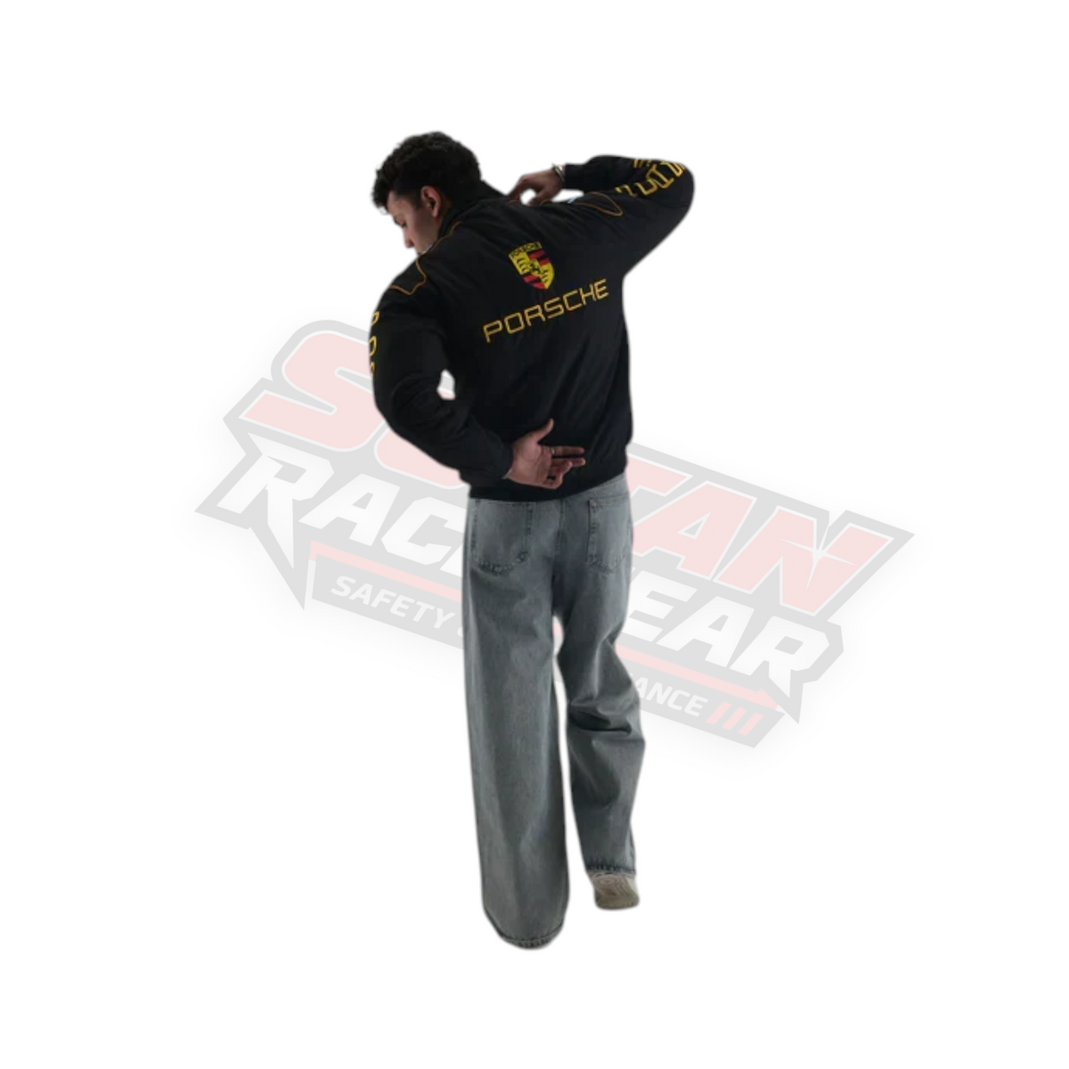Porsche Embroidered Racing Jacket | Premium Motorsport Wear