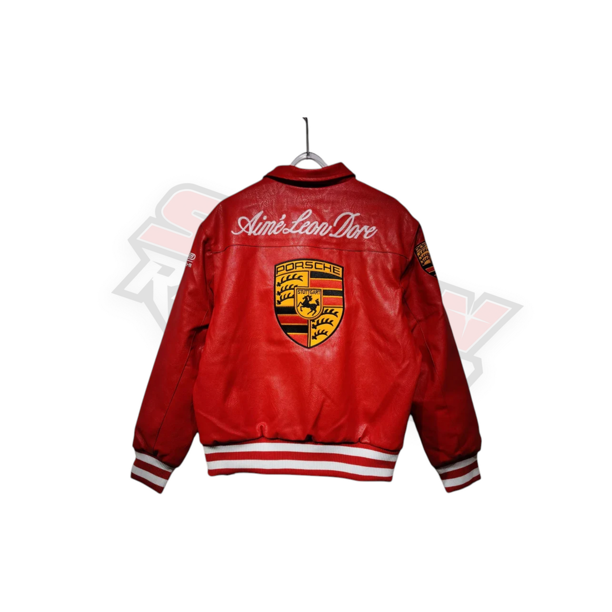 Premium Porsche 993 Leather Jacket | Luxury Vintage Racing Style