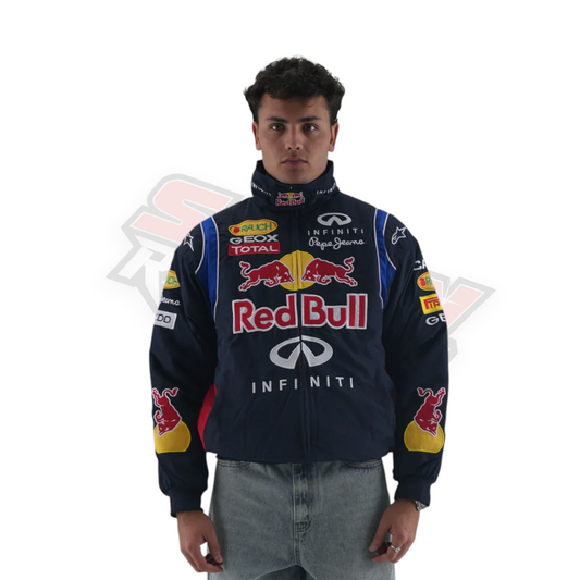 Red Bull Racing Jacket Embroidered – Premium F1 Teamwear