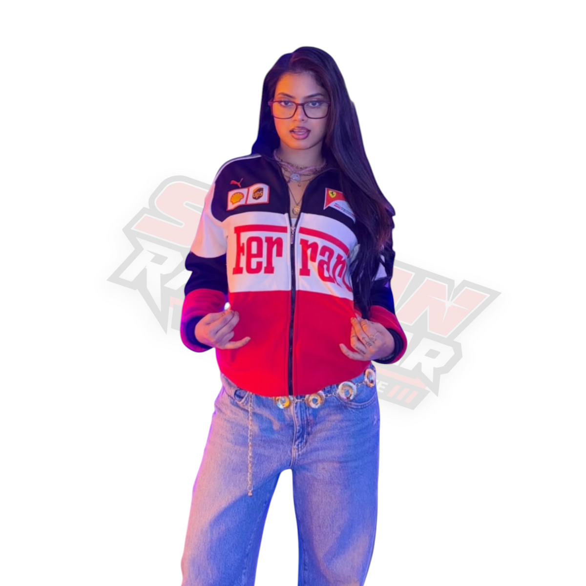 Red x White Ferrari F1 Racing Jacket – Motorsport & Fashion Fusion