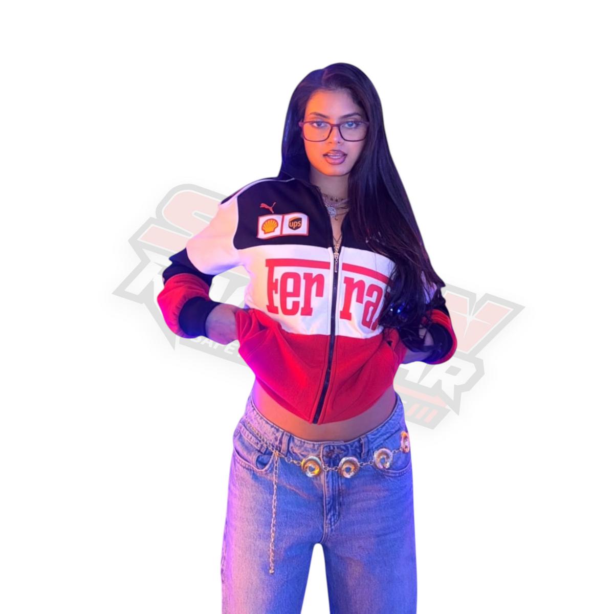 Red x White Ferrari F1 Racing Jacket – Motorsport & Fashion Fusion