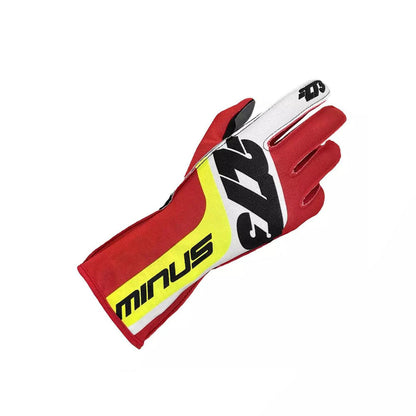 SNAP Red_White_Fluo Yellow Racing Gloves