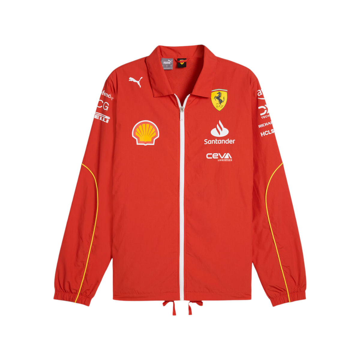 Scuderia Ferrari F1 2024 Team Soft Shell Embroidry  Jacket