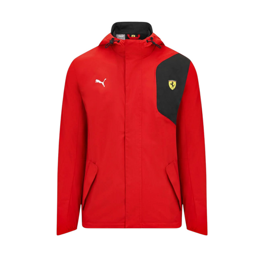 Scuderia Ferrari F1 Logo Rain Embroidry Jacket