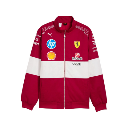 Scuderia Ferrari F1 PUMA 2025 Team Vintage Printed Jacket