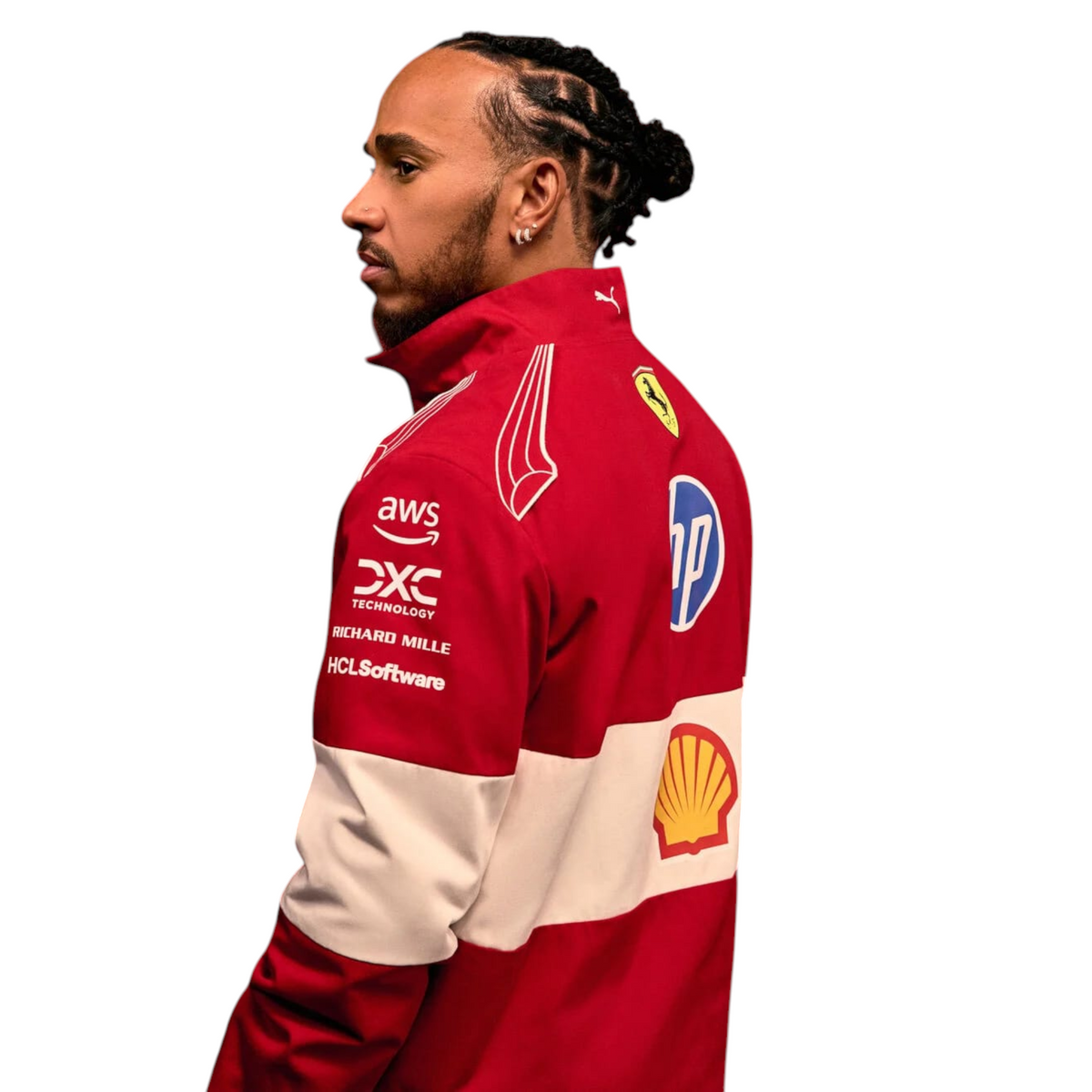Scuderia Ferrari F1 PUMA 2025 Team Vintage Printed Jacket