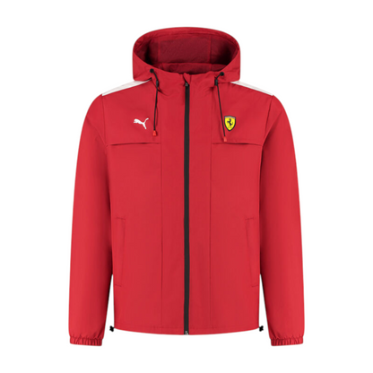 Scuderia Ferrari F1 PUMA Rain Embroidry Jacket