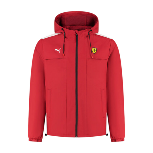 Scuderia Ferrari F1 PUMA Rain Embroidry Jacket