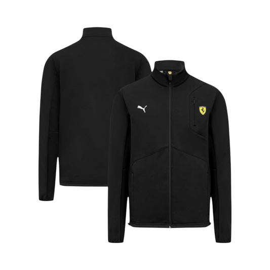 Scuderia Ferrari Puma Soft shell Embroidry Jacket - Black