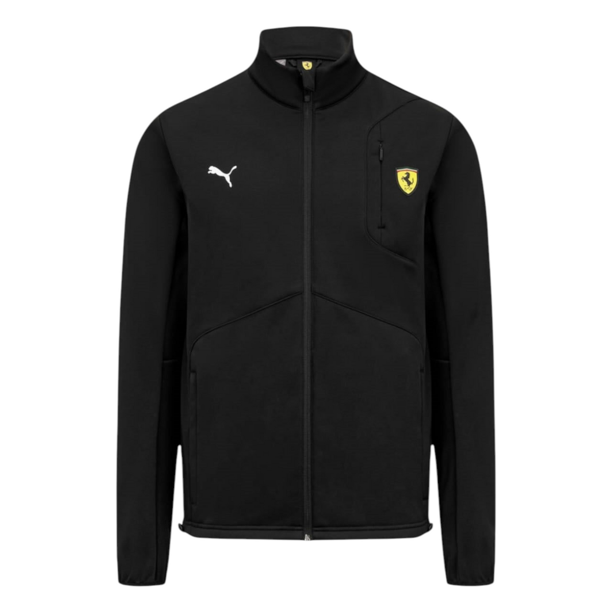 Scuderia Ferrari Puma Soft shell Embroidry Jacket - Black