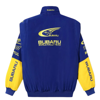 Subaru F1 Racing Thicken Style Embroidered Jacket