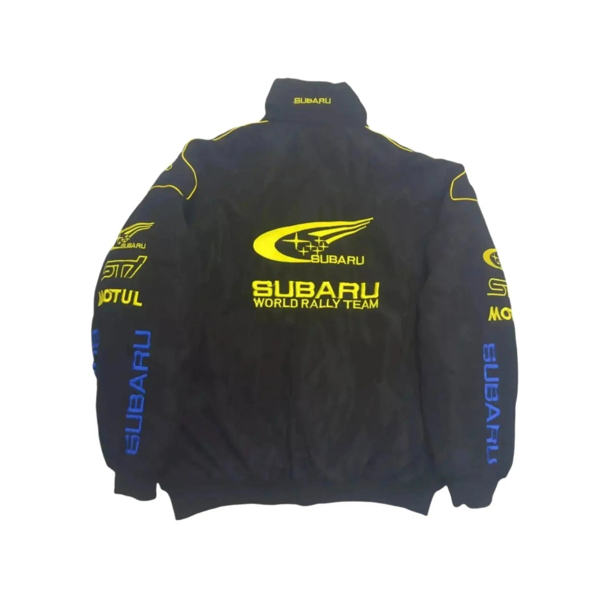 Subaru F1 Racing Y2K Bomber Jacket - Embroidered Motorsport Gear