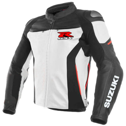 Suzuki GSXR Motorbike Racing Leather Jacket